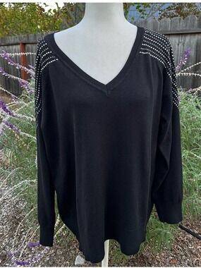 City Chic Shoulder Dream Sweater - Size 18